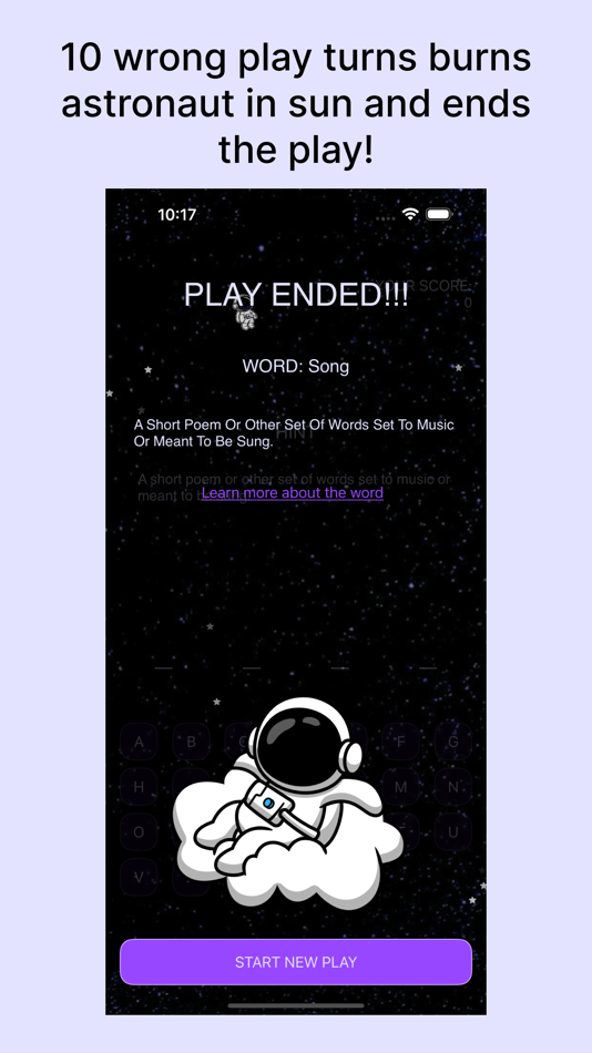 #6. Astronaut In Space - Word Game (iOS) 由: TOASTAFRIEND, LLC