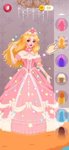 Makeup games for kids iPhone screenshot