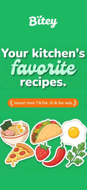 Bitey: Recipe & Meal Planner screenshot 1