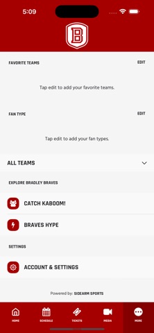 Bradley Braves Screenshot 3 of 3