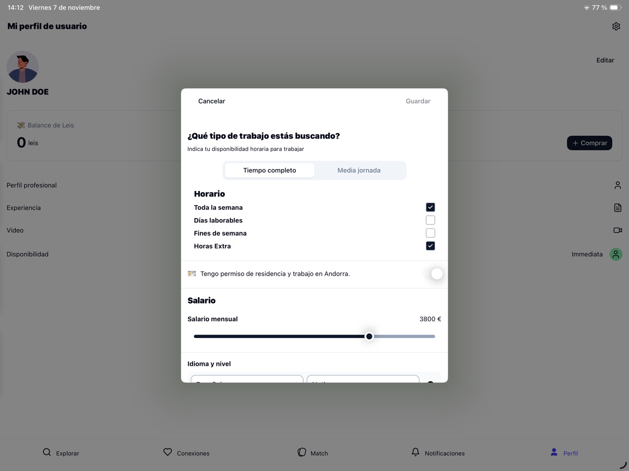 iPad screenshot
