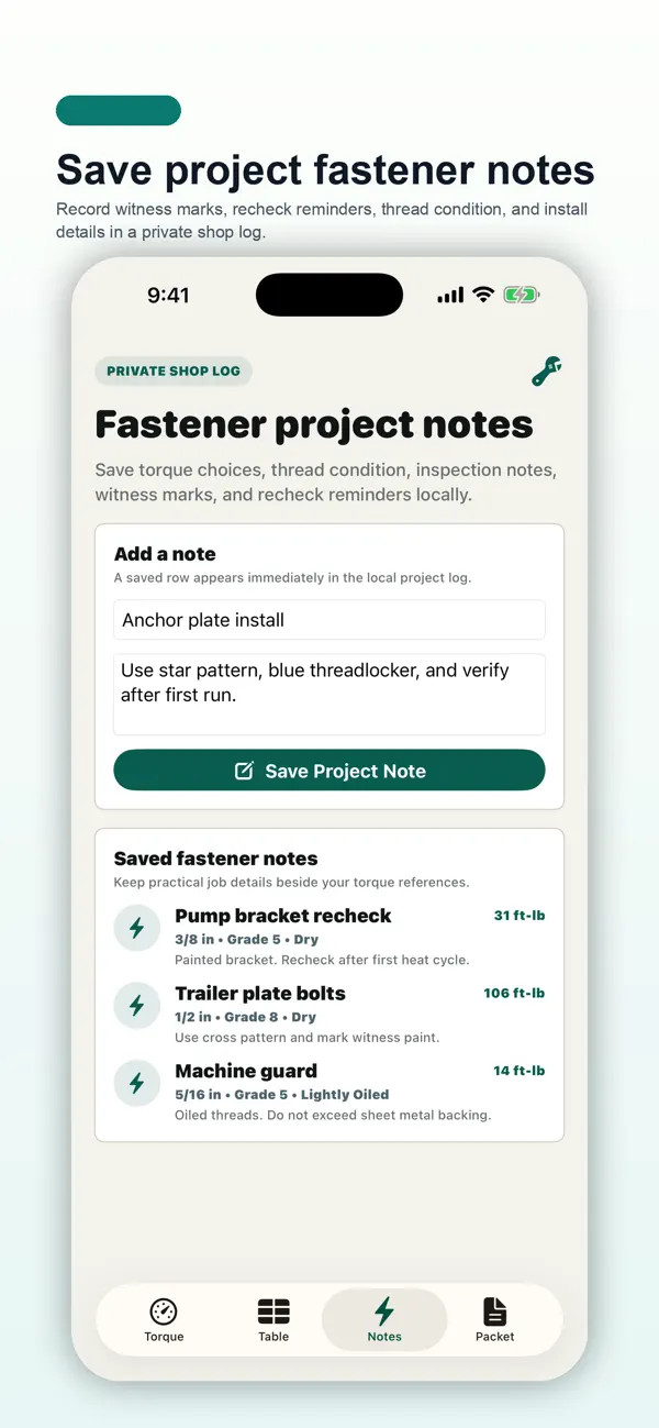 Screenshot #3 pour Bolt Torque Pocket