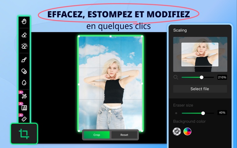 Screenshot #2 pour Effaceur Fond & Editeur Photo