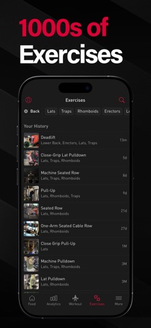 Gravitus - Gym Workout Tracker screenshot