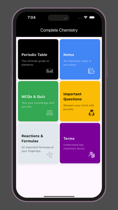 Chemistry and Periodic Table Screenshot