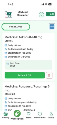 Rungrocery screenshot