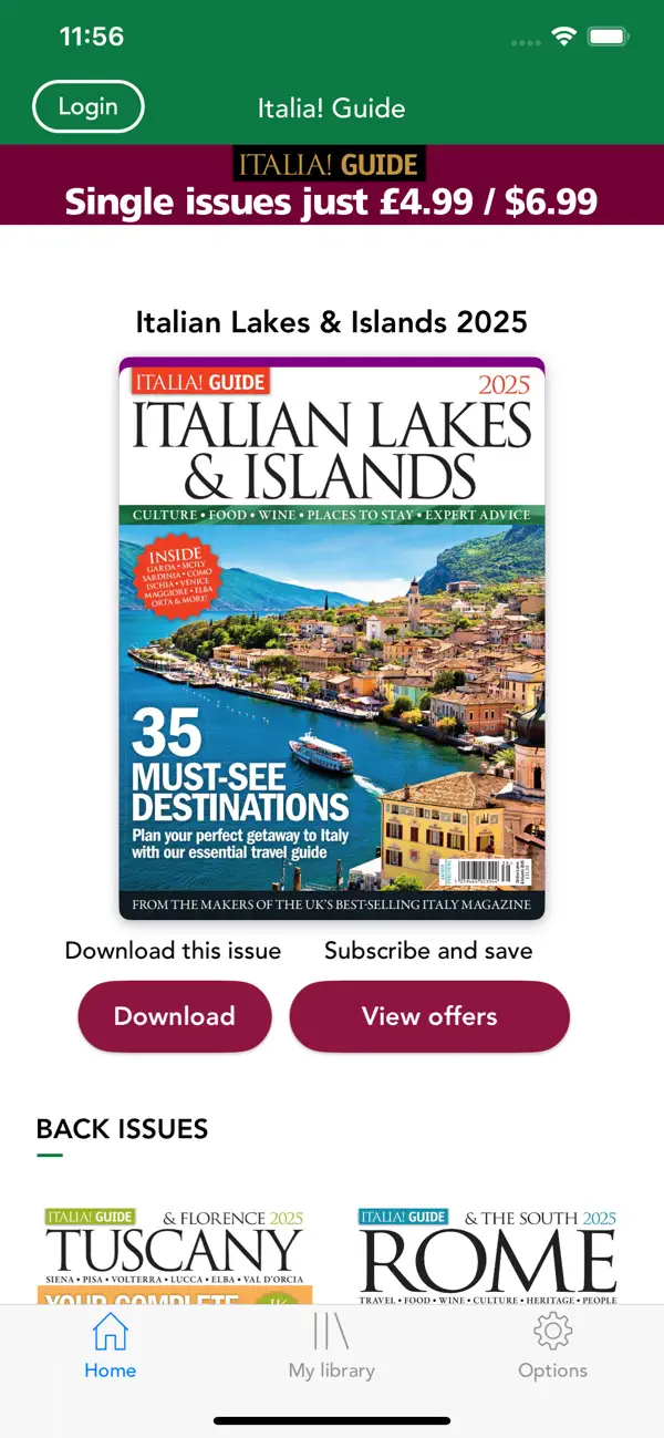 Screenshot #1 pour Italia! Guide Magazine