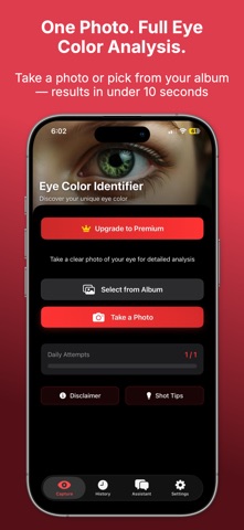 Eye Color Identifier - Trueye iPhone screenshot