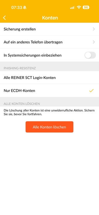 REINER SCT Authenticator Screenshot 5 of 5