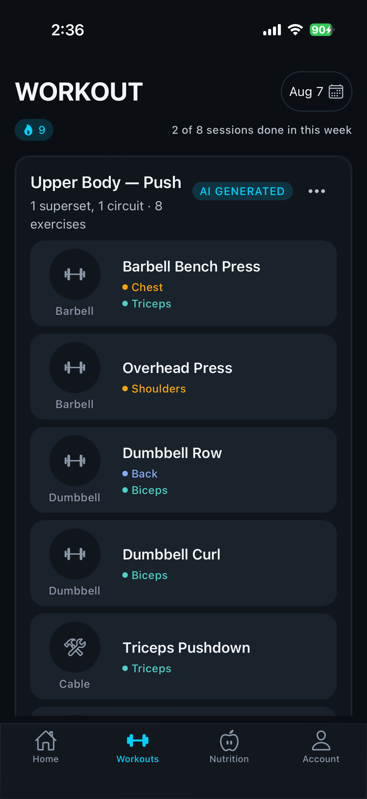 GenFit : Gym Fitness screenshot 4