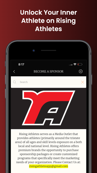 Rising Athletes Screenshot