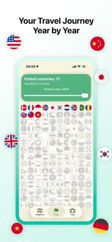 Travel Magnet: Visited Map screenshot