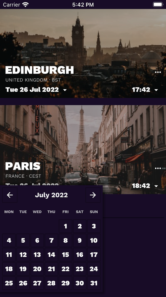 #3. Nomad Timezones (iOS) 由: Fyne Labs