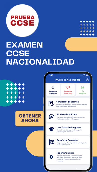 Examen CCSE Nacionalidad Screenshot