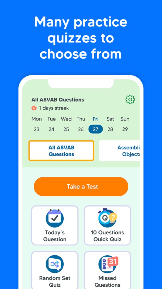 #5. ASVAB Practice Test 2025: Prep (iOS) 由: Best Fun Games