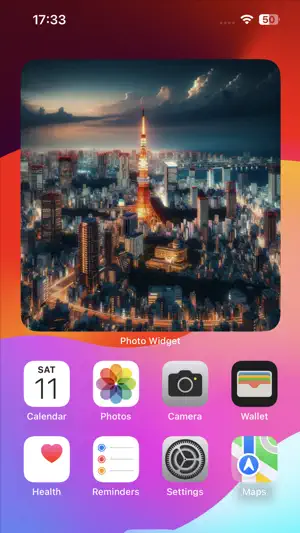 Display photos on home screen screenshot 1