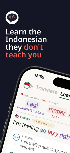Slangua: Indonesian Dictionary screenshot 1