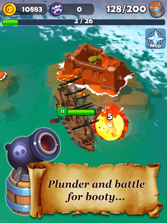 Screenshot #6 pour Pirate Raid: Caribbean Battle