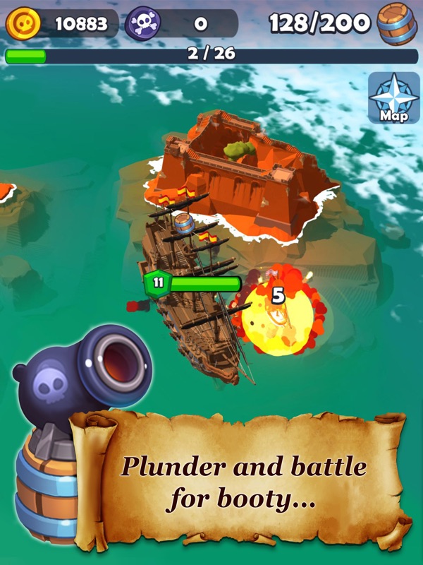 Pirate Raid: Caribbean Battle screenshot 9