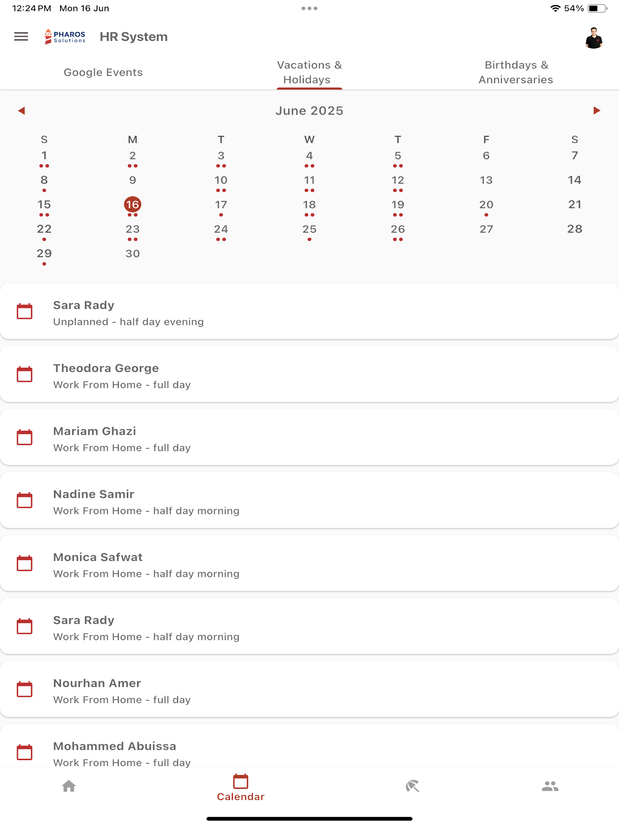 Pharos HR System screenshot 9