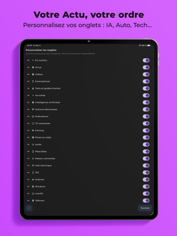 Frandroid iPad screenshot 2