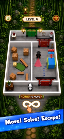 Panda Escape: Hide & Seek iPhone screenshot