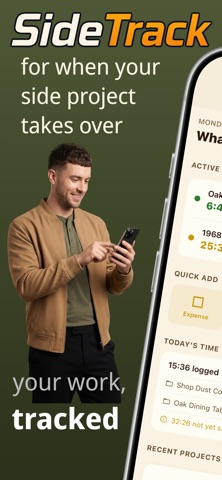SideTrack - Track Every Hustle iPhone screenshot