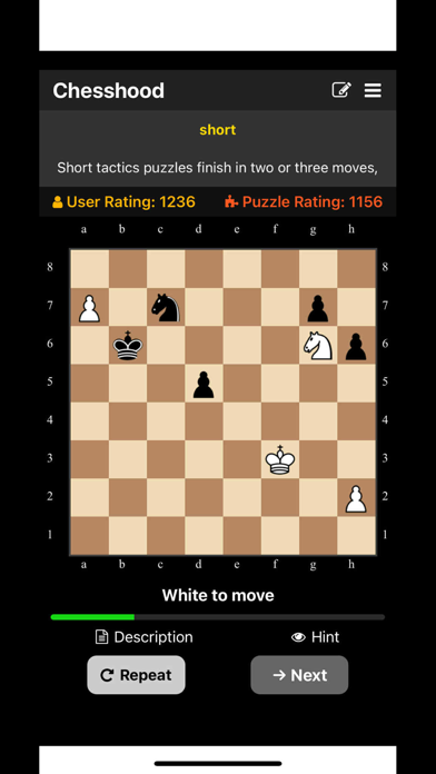 Chesshood: AI Chess Trainer app screenshot
