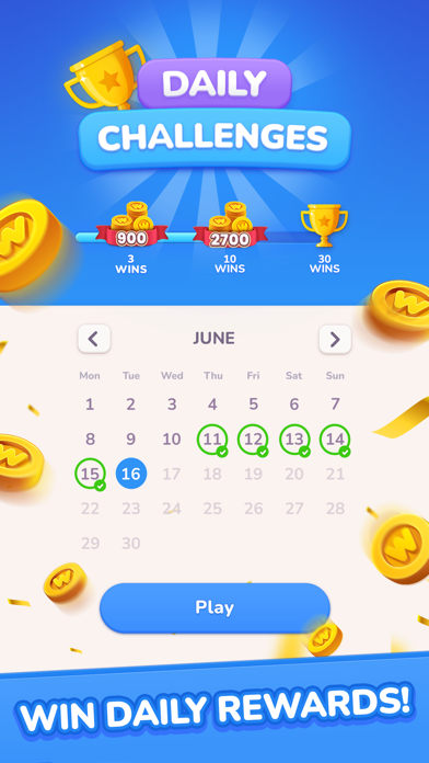 Hexa Search: Word Puzzle Screenshot