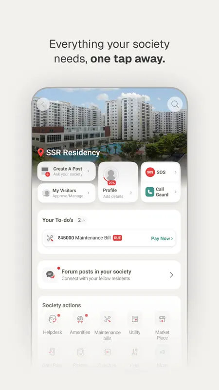 NoBrokerHood - Manage Visitors screenshot 5 of 5