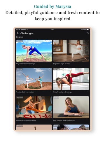 Marysia Do Magic: Yoga Library iPad screenshot