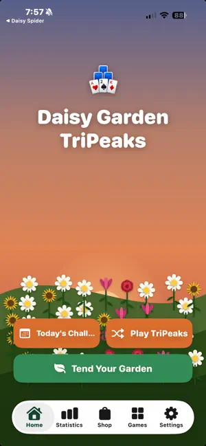Daisy Garden TriPeaks screenshot 4