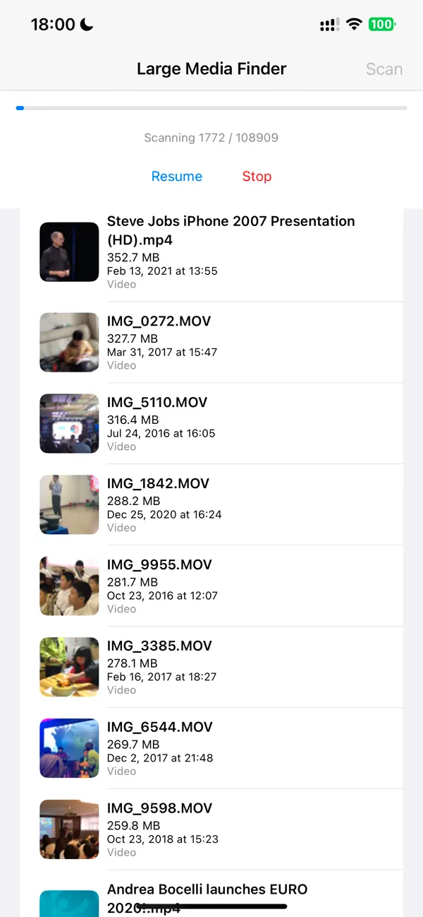 Screenshot #1 pour ScanBig