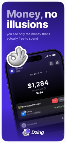 Dzing: Finance & Planning screenshot 1