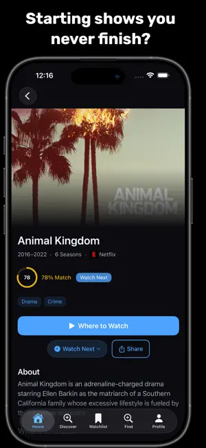Next Watch TV: What to Watch screenshot 3