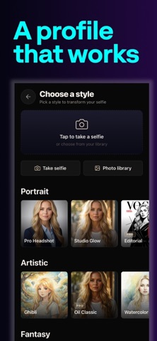 Lume Photo Portrait AI Editor screenshot