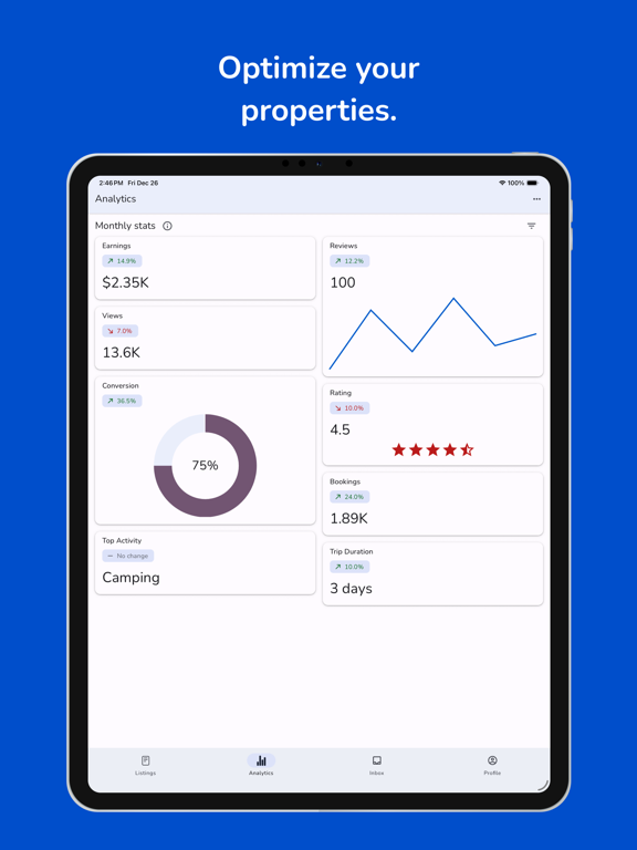 Bluebirding iPad screenshot 4 - Travel app