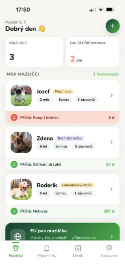 Captura de pantalla de Veterinární Průkaz en iPhone 1