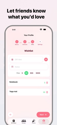 Gather - Birthday Planner Screenshot 10 of 10