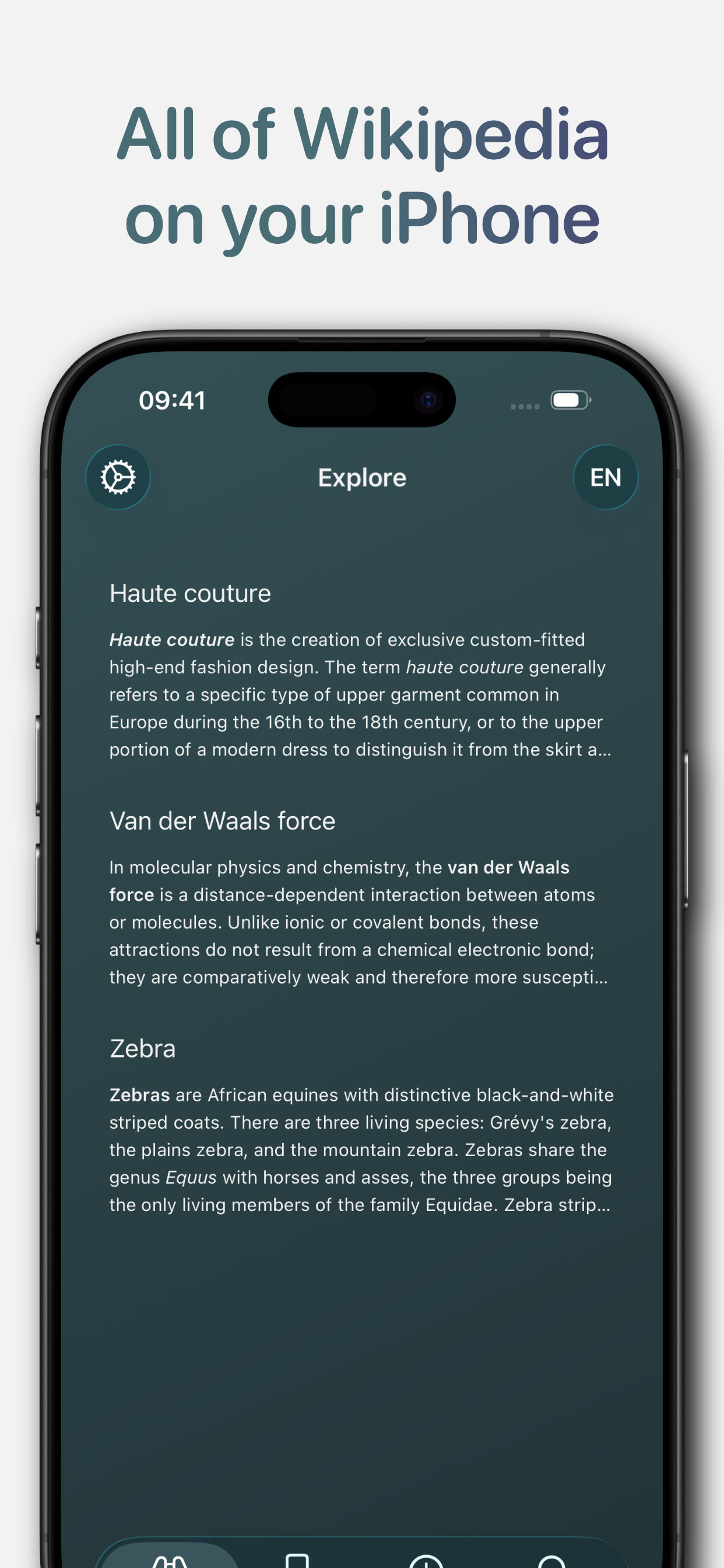 Omnipedia—Offline Encyclopedia