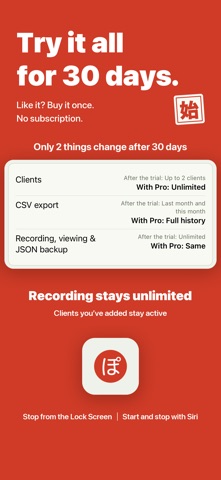 Work Log: Billable Hours & Pay Screenshot 8 of 8