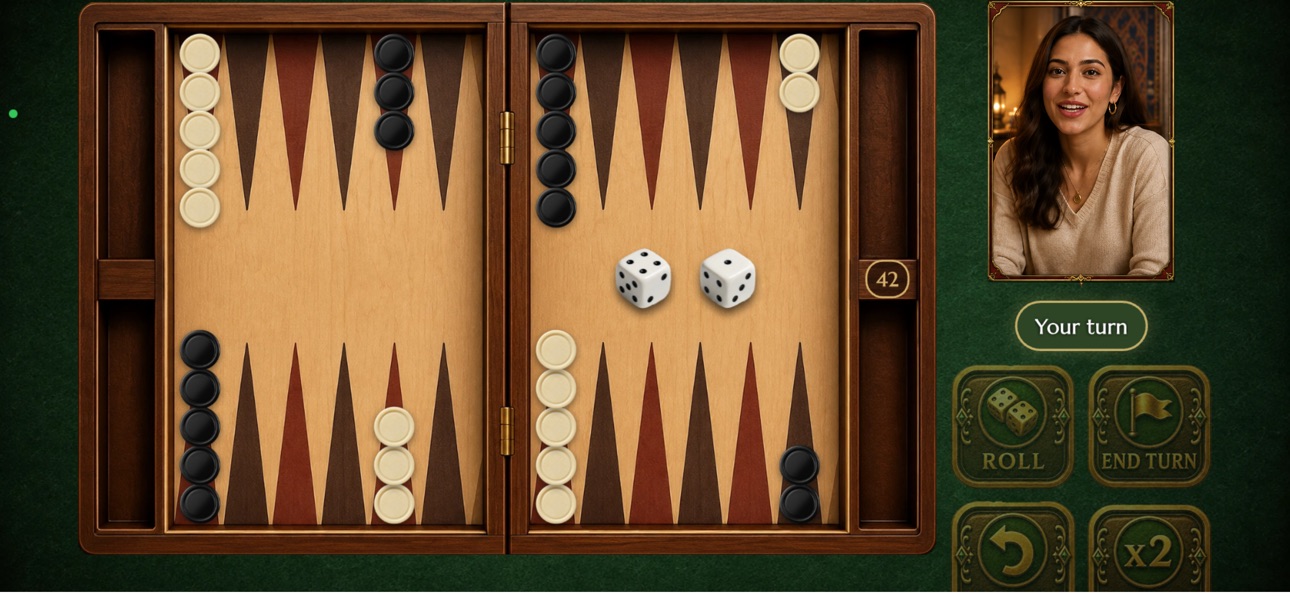 Screenshot 2 of Facegammon: Backgammon Video