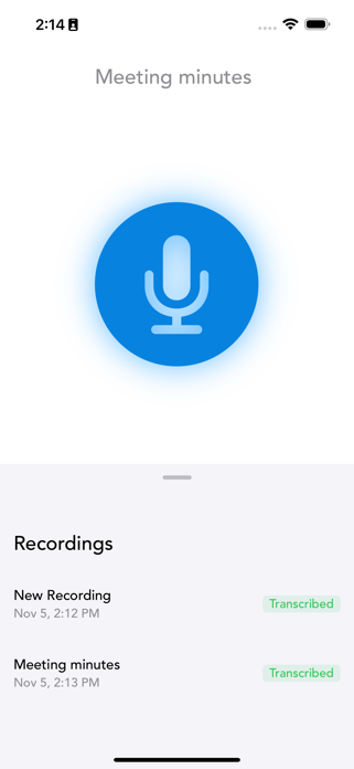 Simple Fast Speech To Text Screenshot 1 of 2