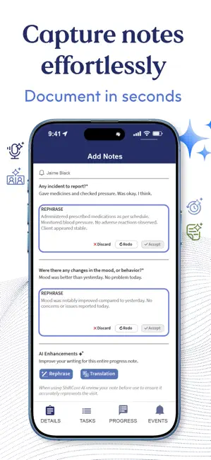 ShiftCare iPhone screenshot 4