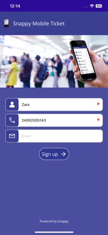 Mobile Ticket screenshot
