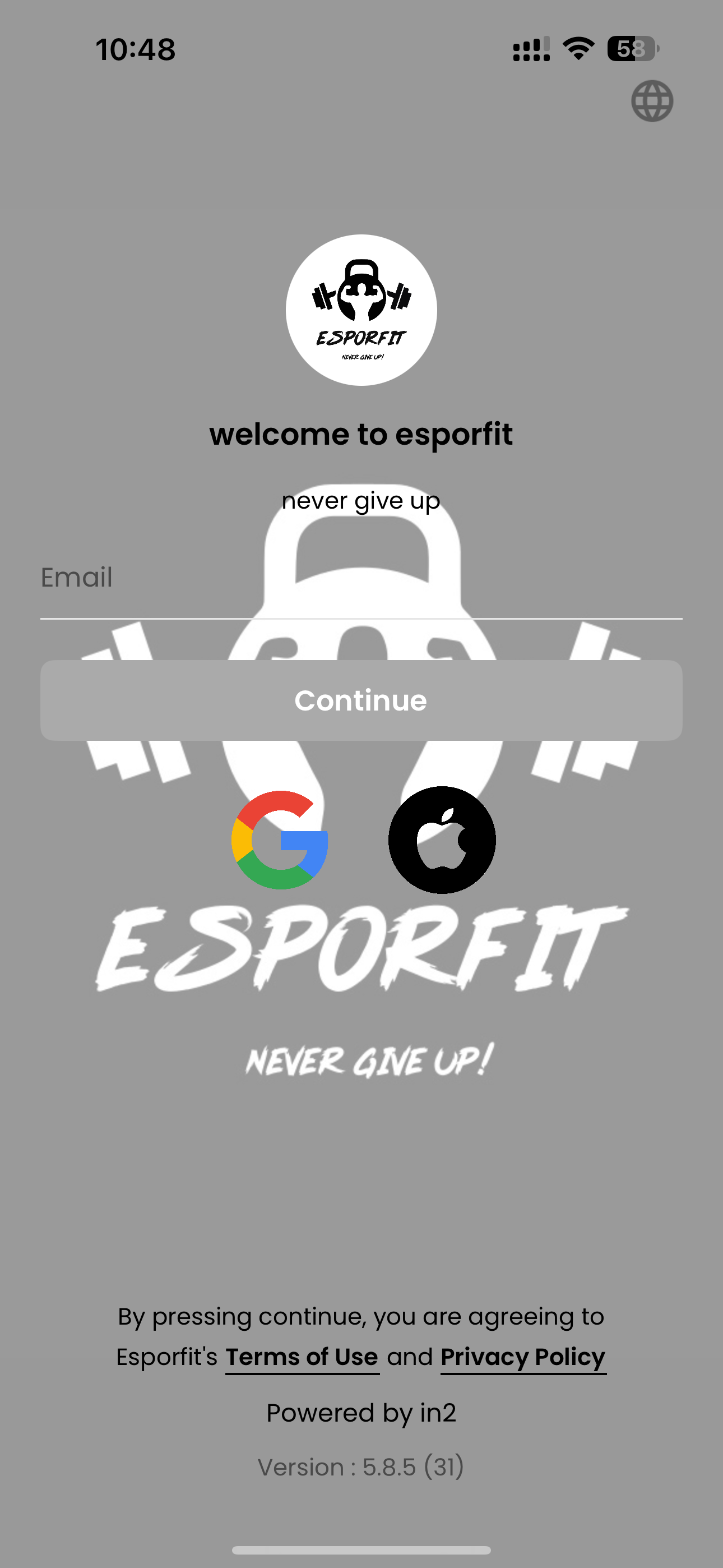Esporfit screenshot 2
