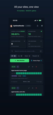 UptimeMonke: Uptime Monitor screenshot 2