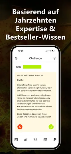 Screenshot von Wein Trainer: WSET & Sommelier auf dem iPhone 4