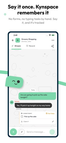 Shared Tasks & Chat - Kynspace Screenshot 2 of 7