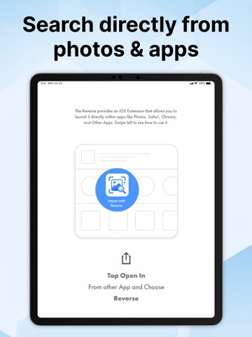 Reverse - Image Search iPad screenshot